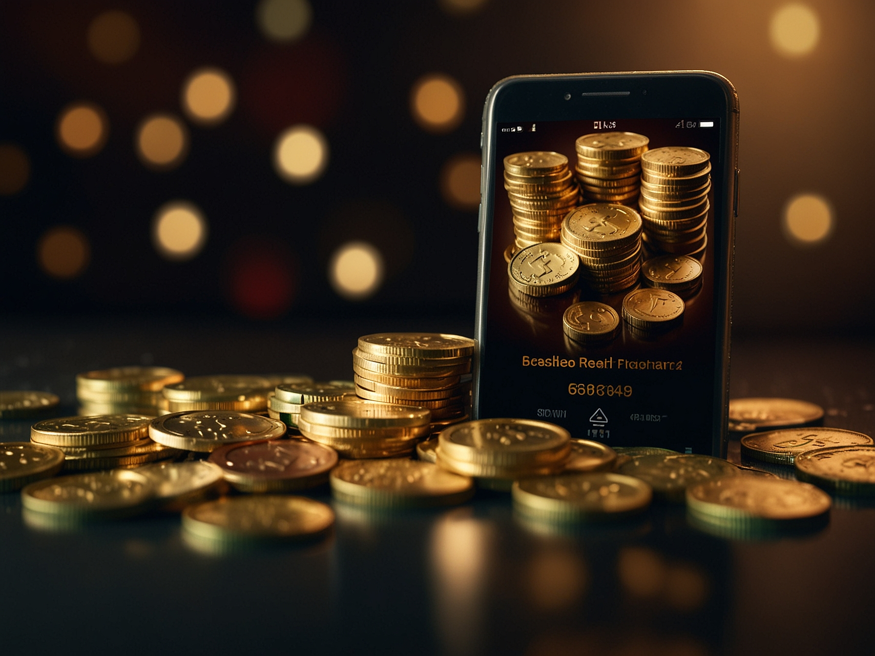 Bonus coins and smartphone