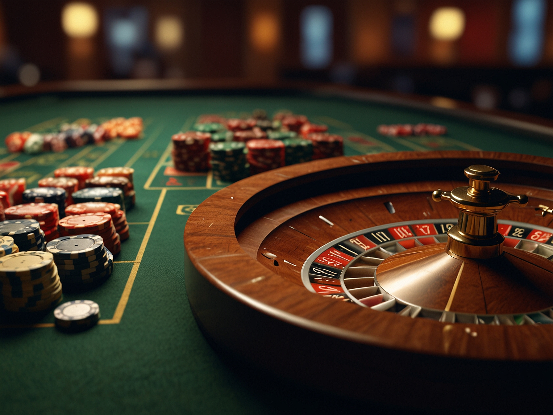 Assortment of casino games on screen